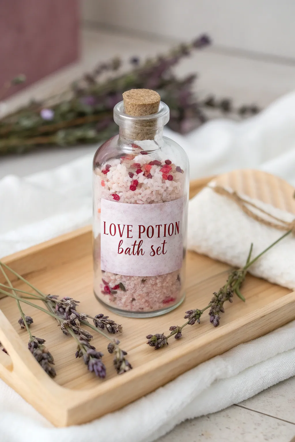 Transform your bath time into a magical escape with our Love Potion Bath Set, crafted with love and elegance.