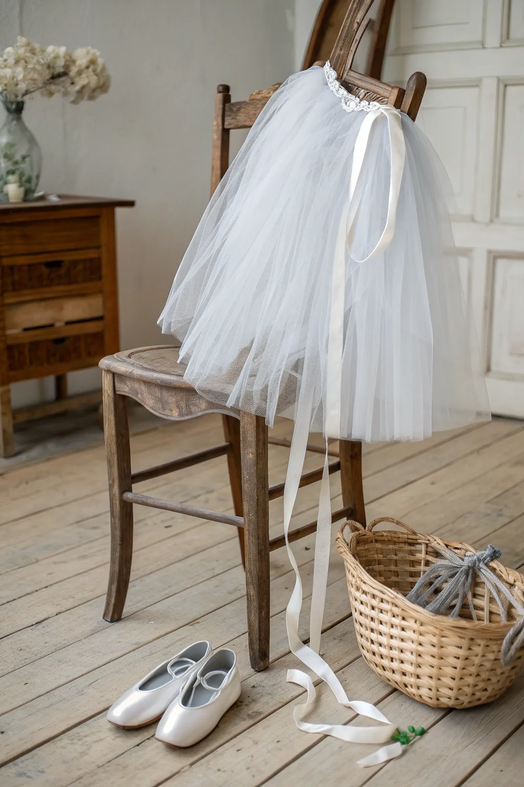 Elegance meets the eerie in this Undead Ballerina ensemble. Create your hauntingly beautiful look with a touch of Scandinavian minimalism.