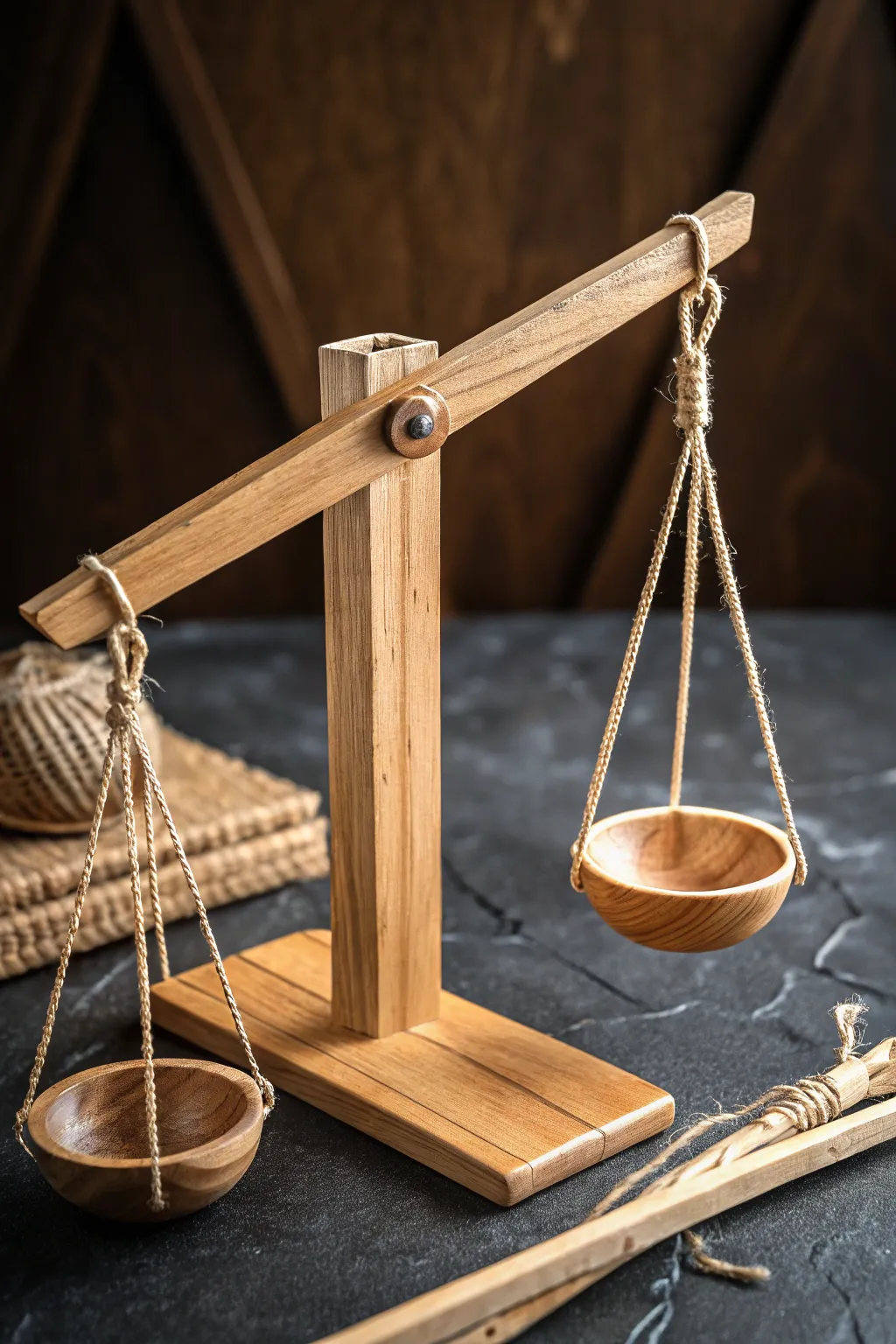 Discover the art of balance with this simple yet captivating craft stick lever.