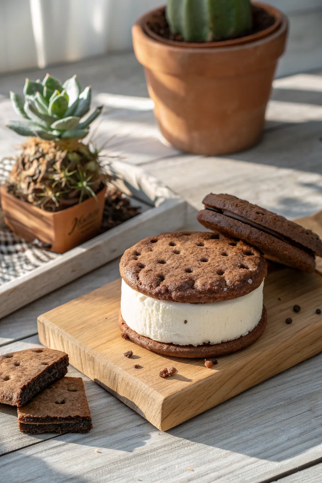 Delightfully deceptive: A handmade ice cream sandwich squishy that looks good enough to eat!