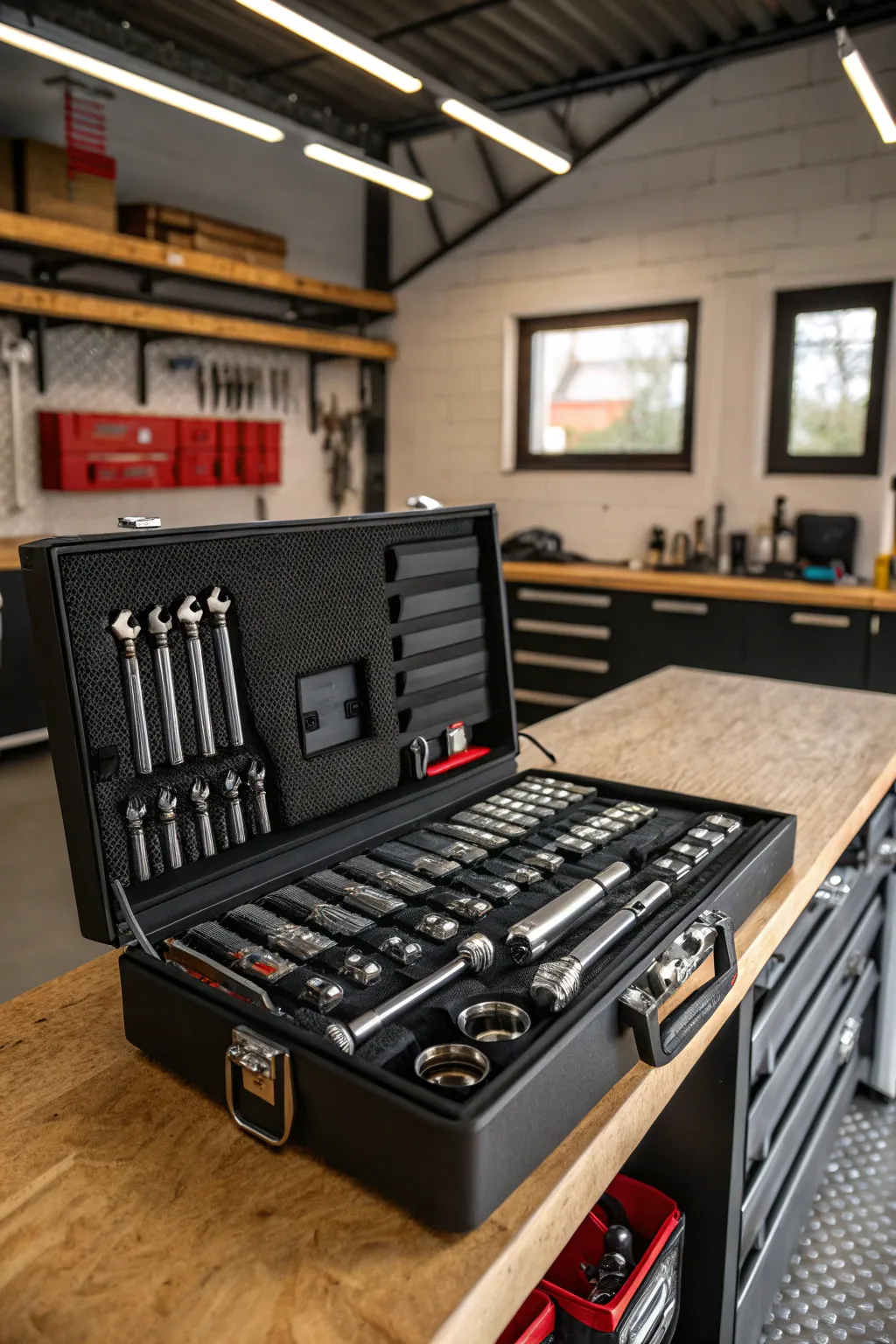 Elevate your garage game: Discover the art of tool organization in style.