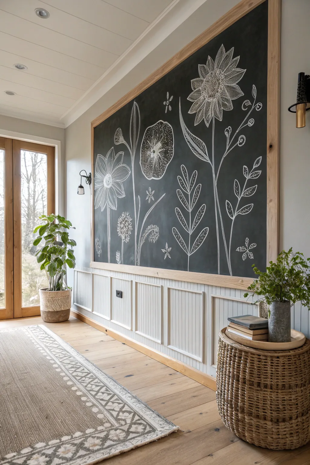 Transform your space with DIY chalkboard wall art – where creativity blooms and ideas flow effortlessly.