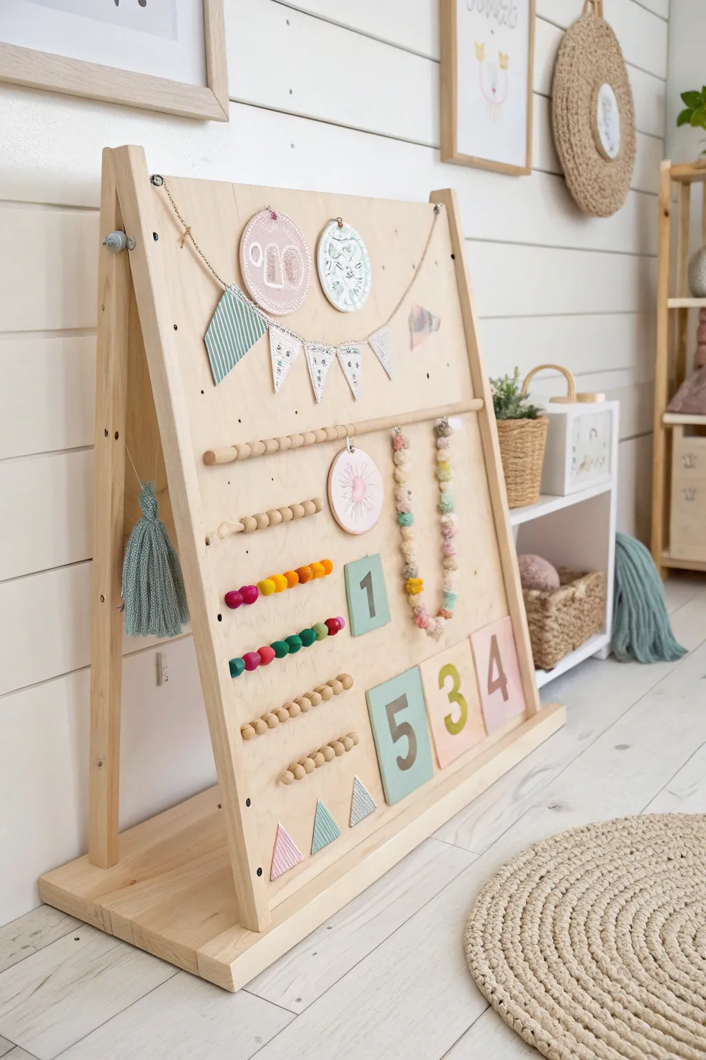 Inspire young minds with a personalized learning board that blends style and education seamlessly.
