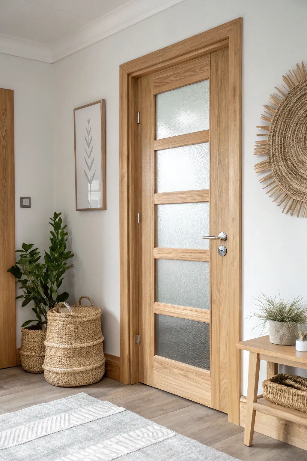 Elevate your space with the elegance of frosted glass panels — the perfect blend of privacy and style.