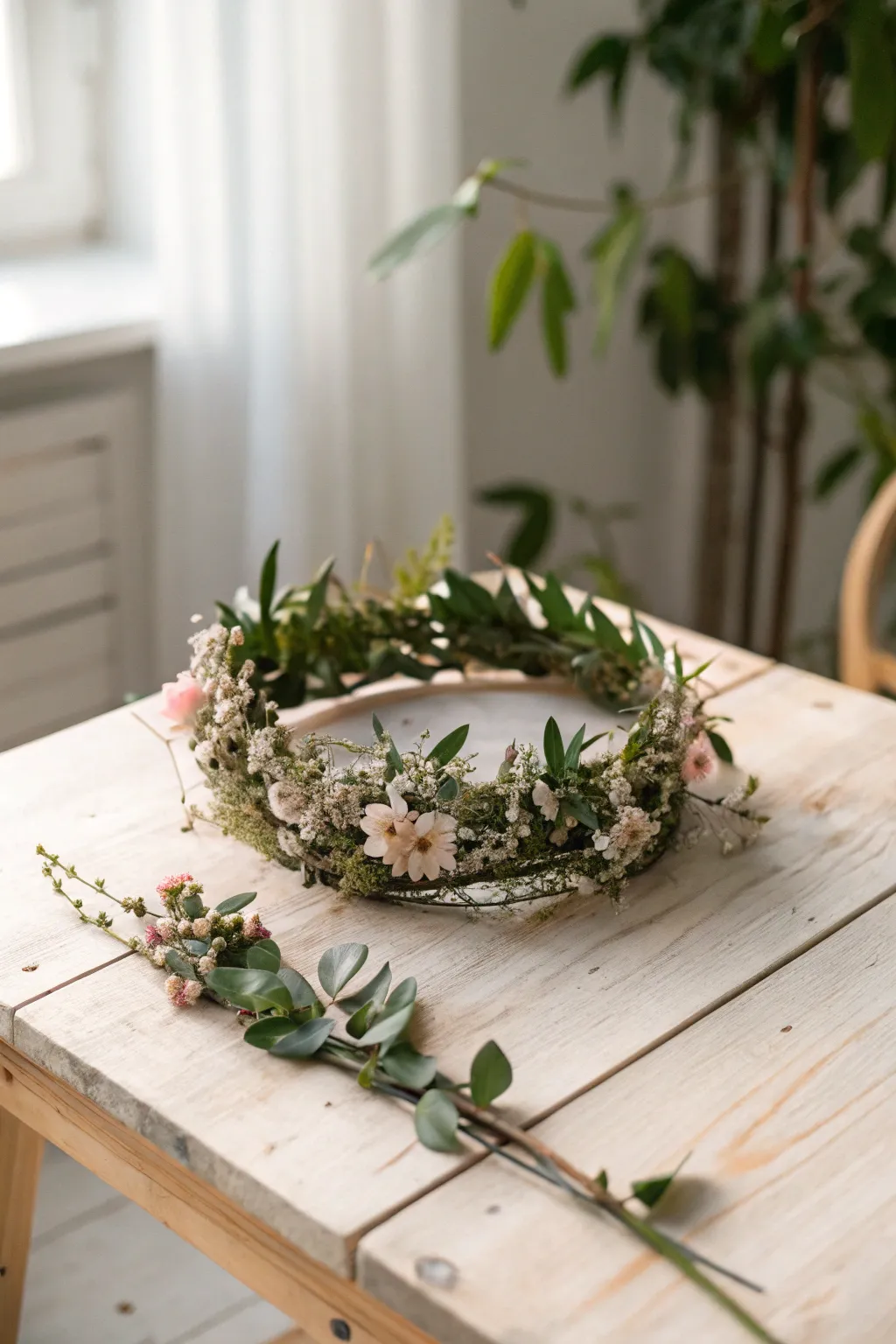 Embrace the beauty of creation with this nature-inspired crown, a perfect blend of simplicity and elegance. 🌿👑 #CraftedWithNature #MinimalistBeauty