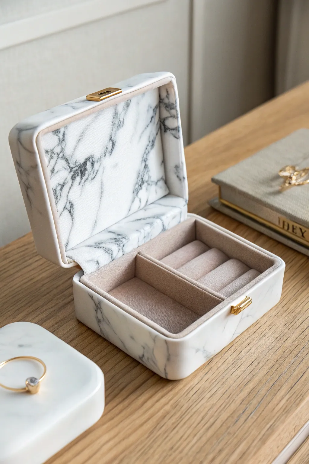 Transform your space with the elegance of faux marble.