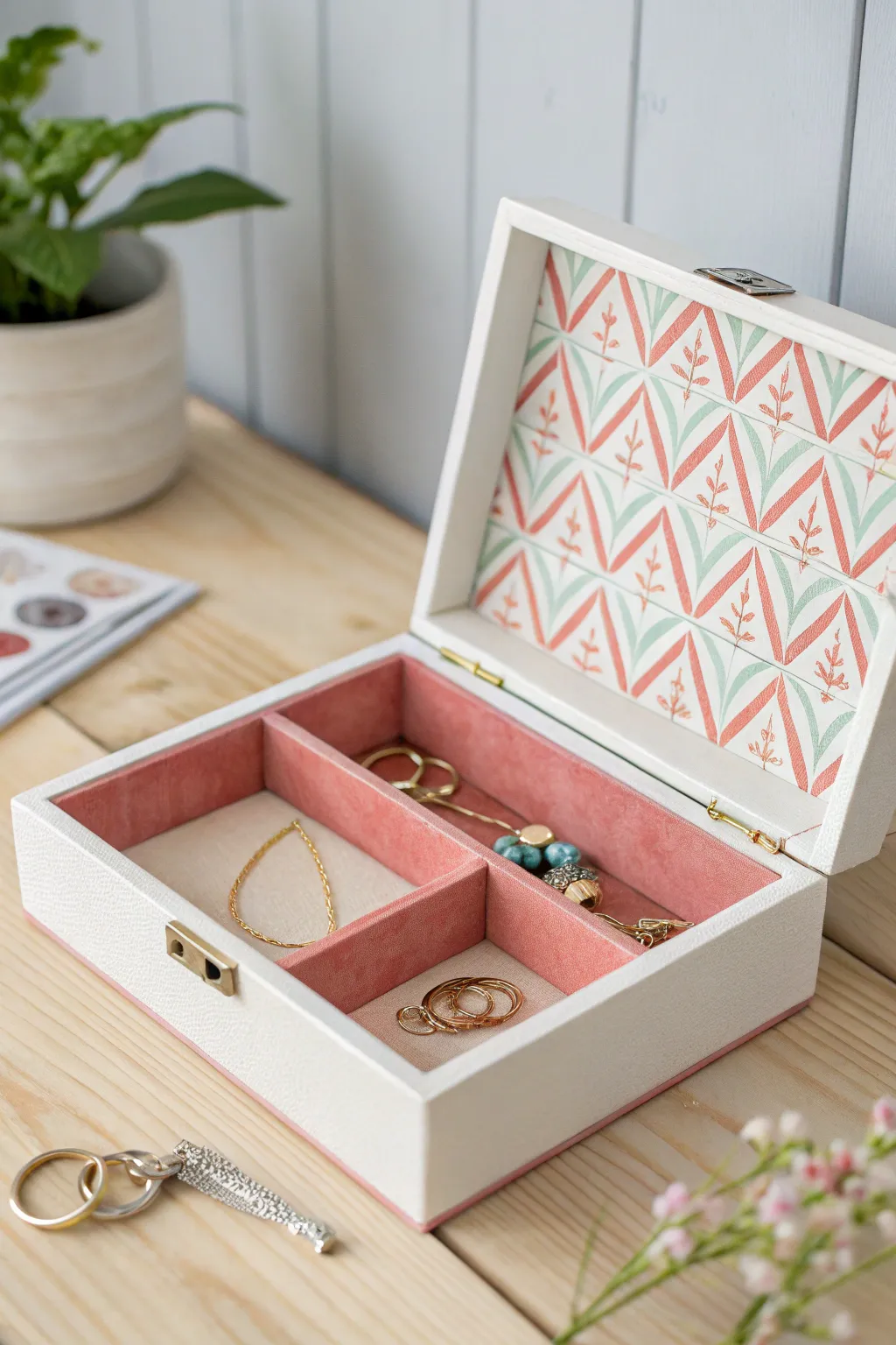Transform your jewelry box with a touch of geometric flair!
