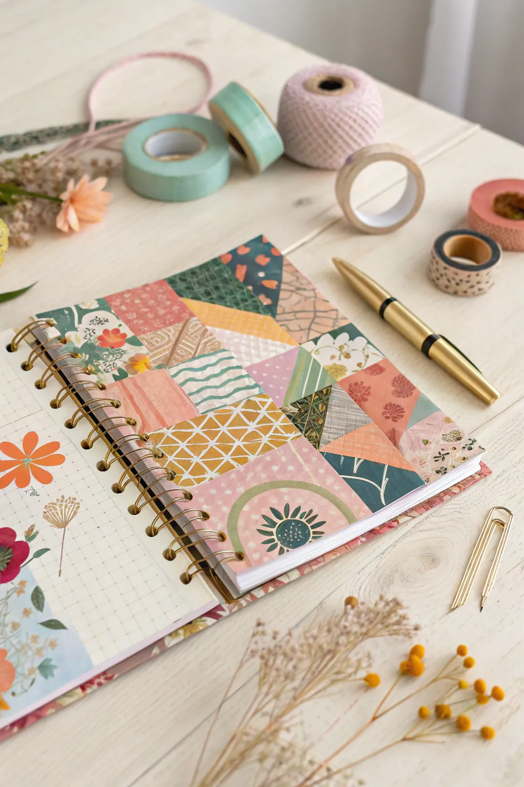 Unleash your creativity with vibrant journal collages that capture the essence of artistic expression.
