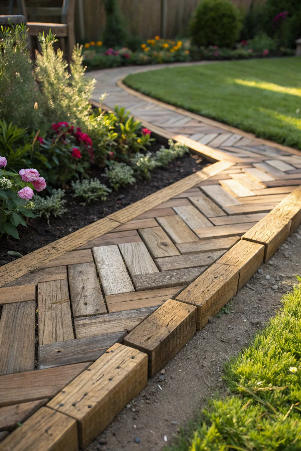 Transform your garden with artistic timber patterns that stand out.