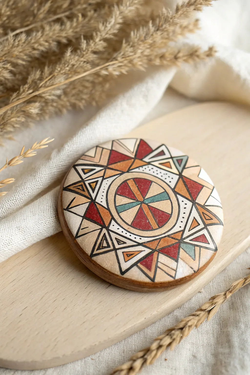Discover the art of simplicity with geometric magnet designs that blend bold colors and minimalist elegance.
