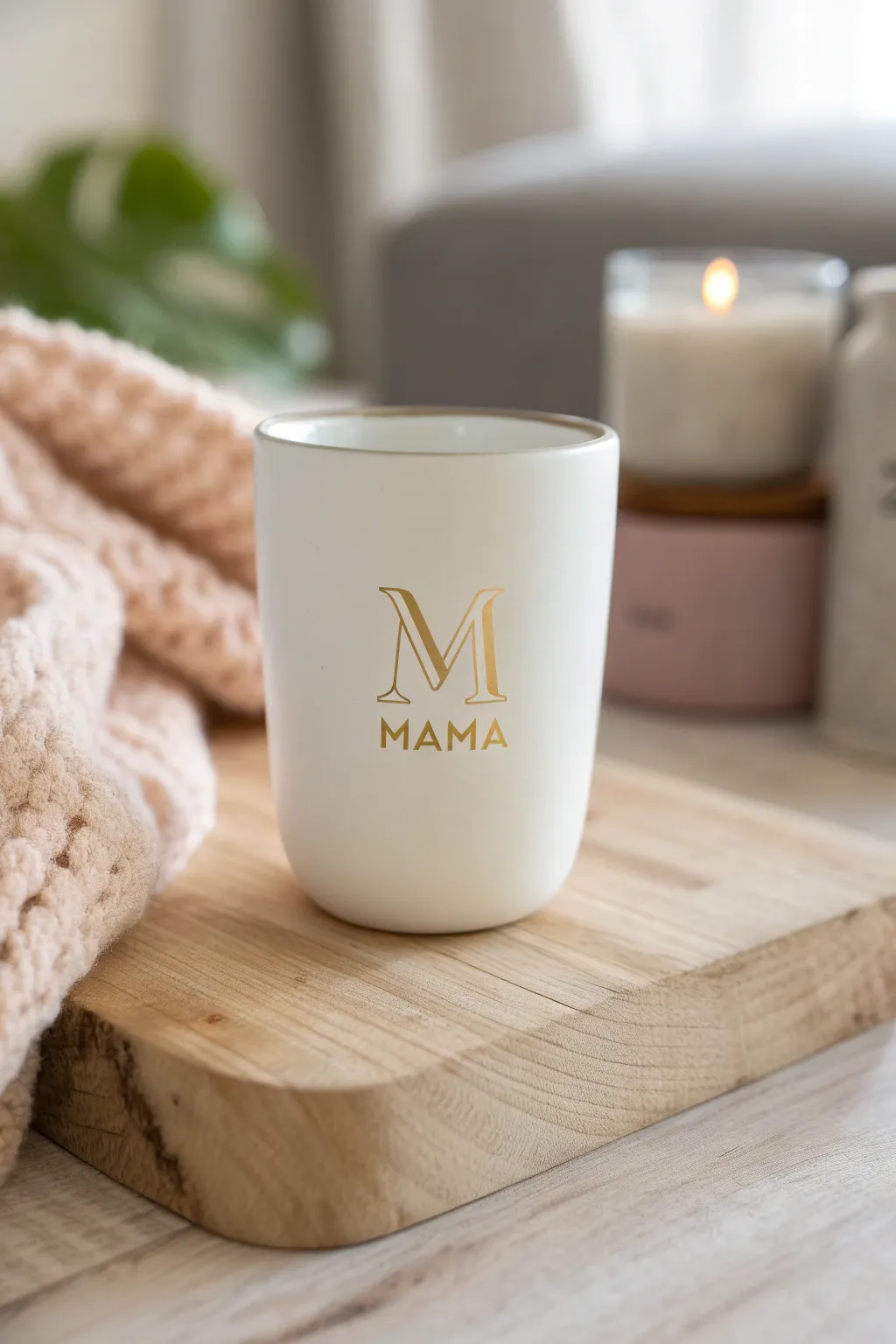 Embrace elegance with a touch of simplicity. This minimalist mama tumbler makes a chic statement.