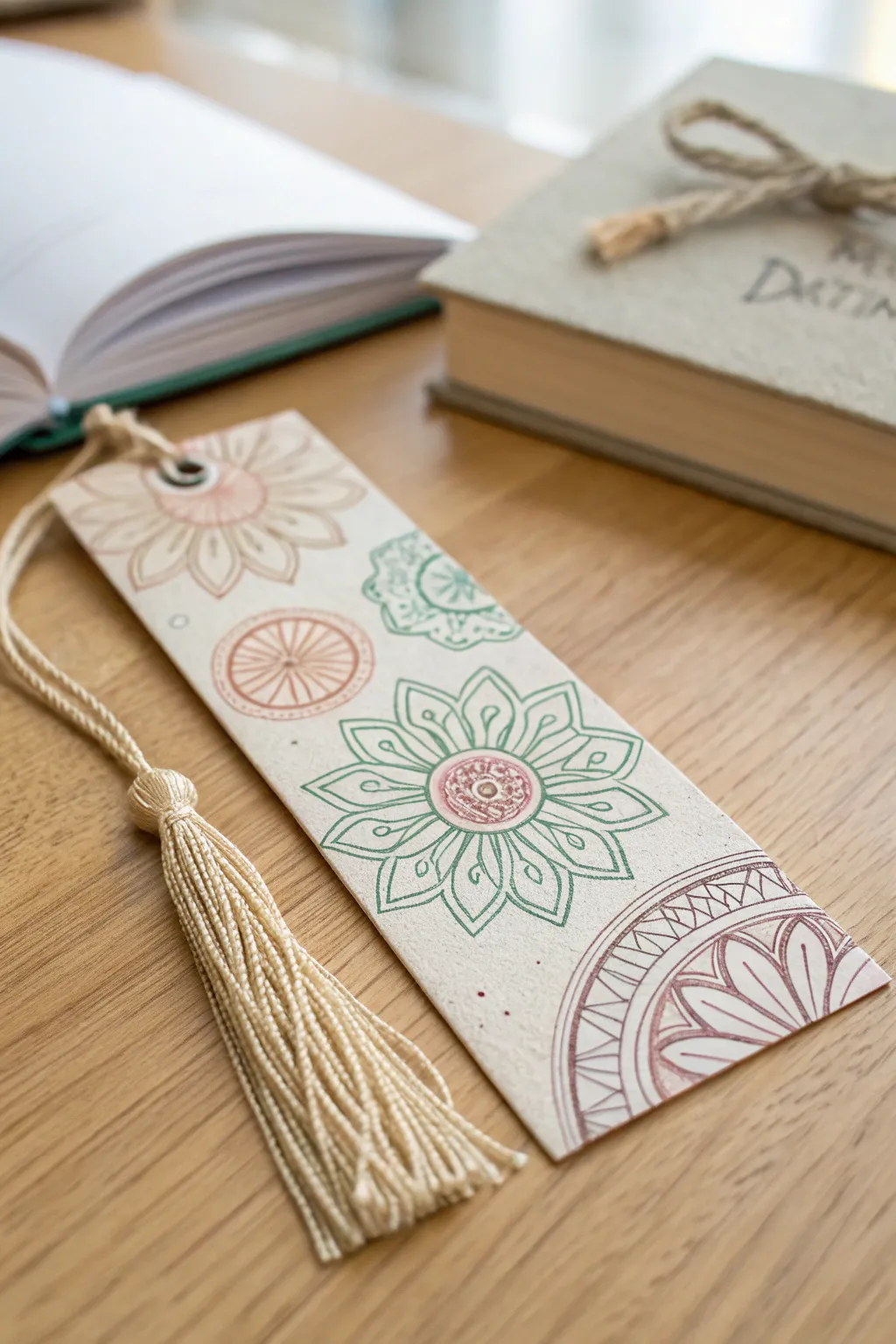 Elevate your reading experience with a handcrafted bookmark that speaks of elegance and creativity.