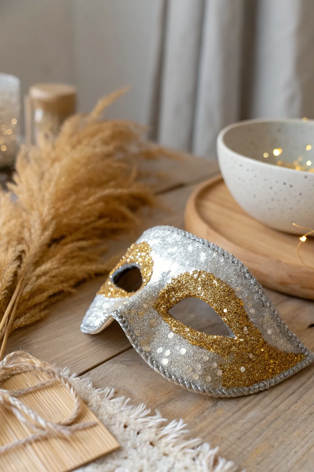 Add a touch of sparkle to your creativity with these stunning Glitter Glam Masks. Perfect for school projects and beyond!