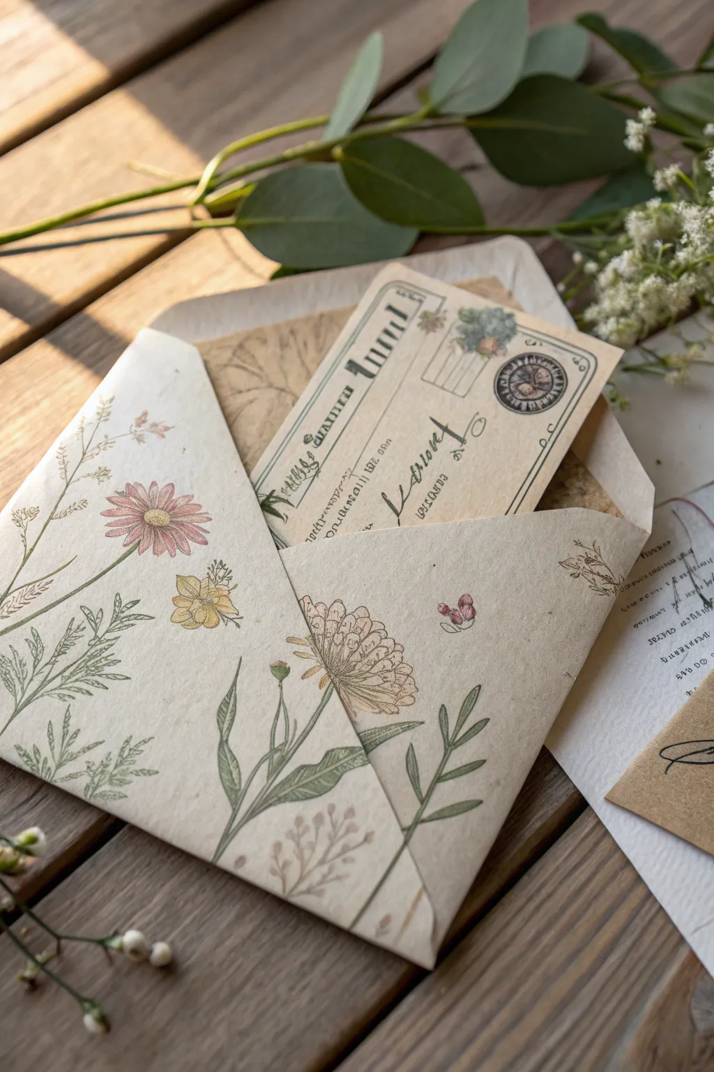 Capture cherished moments with these artfully crafted memory envelopes, perfect for preserving your love story.
