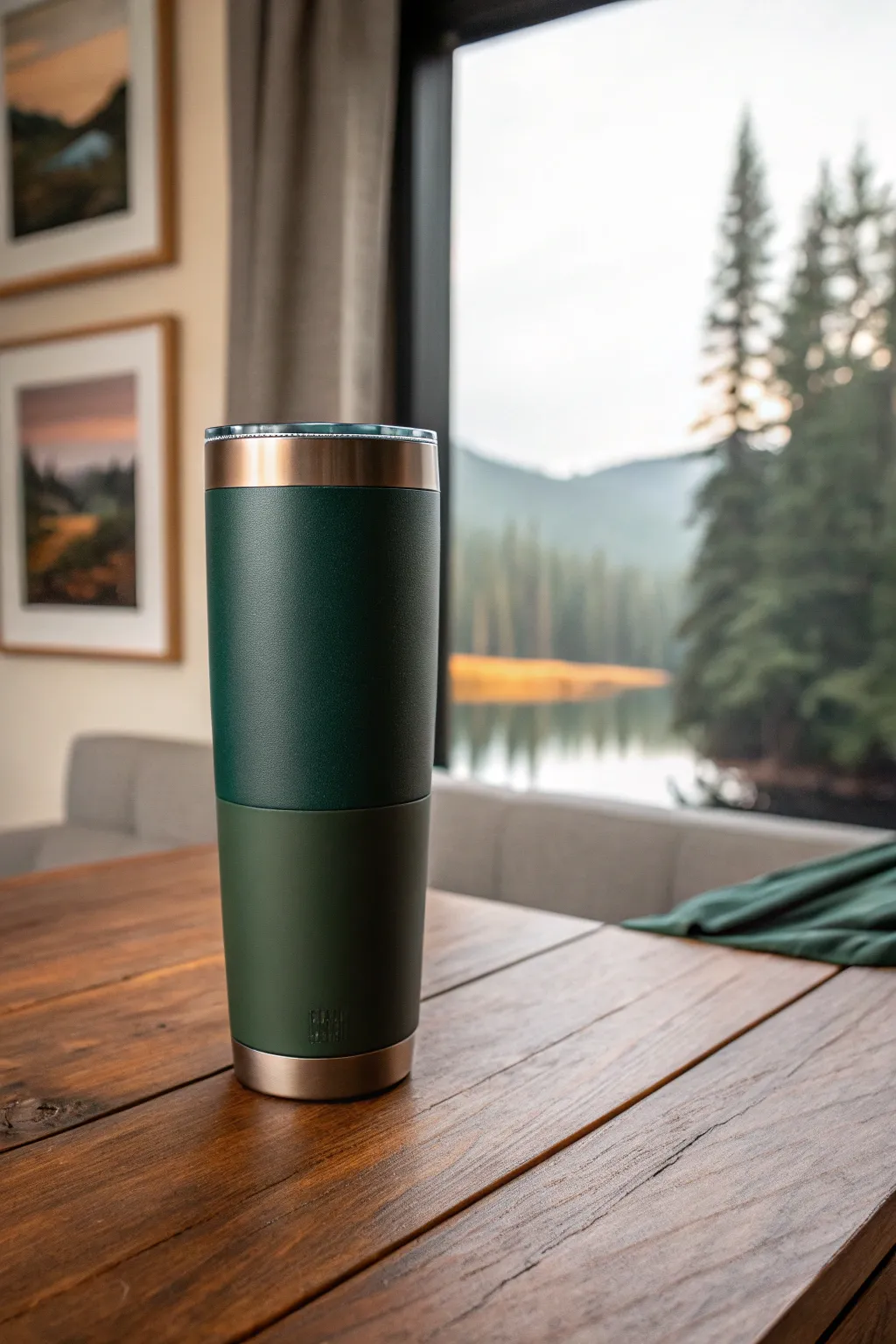 Elevate your daily ritual with a tumbler inspired by the serenity of nature's palette.