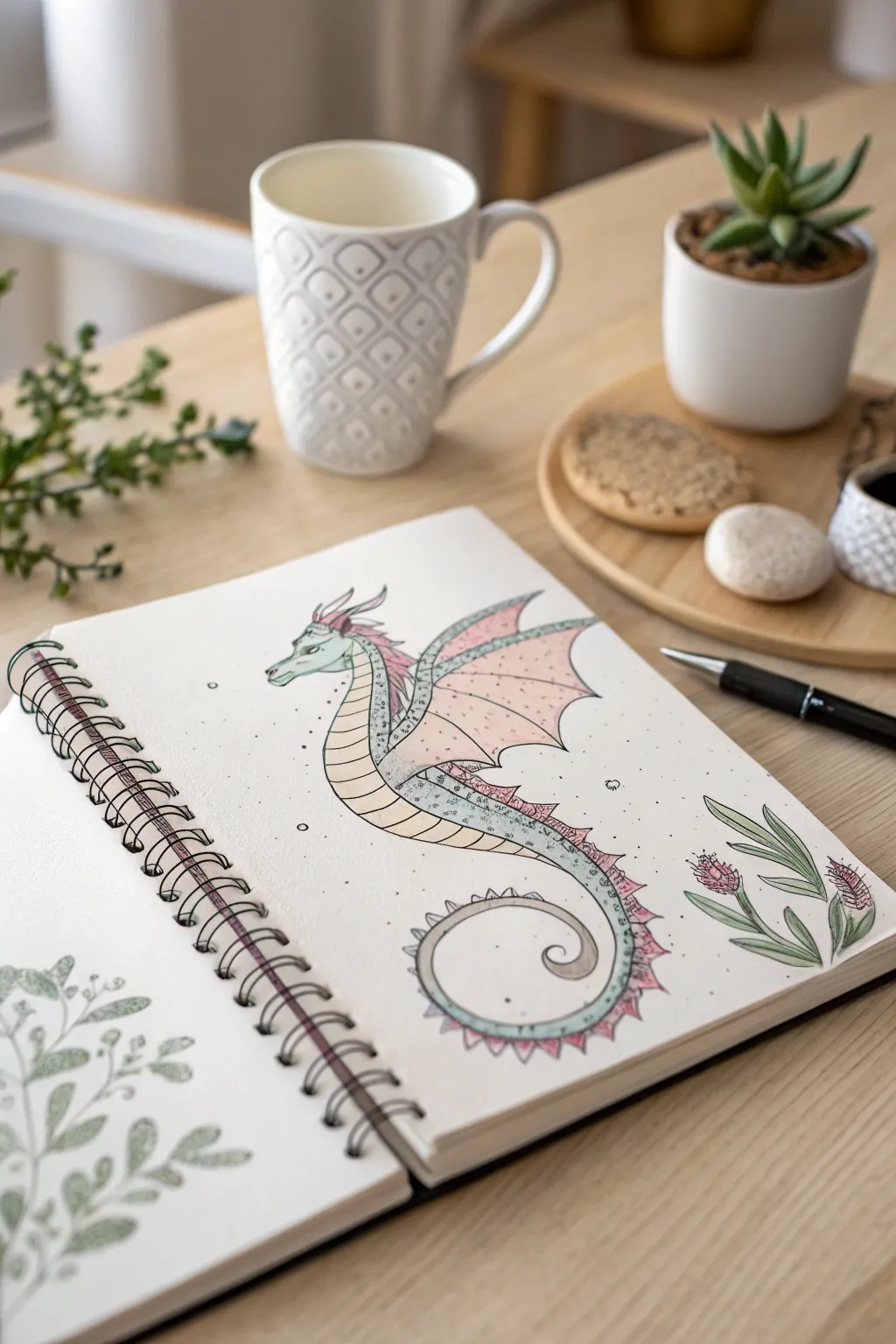 Discover the magic in tiny details with a whimsical touch of mythical charm.