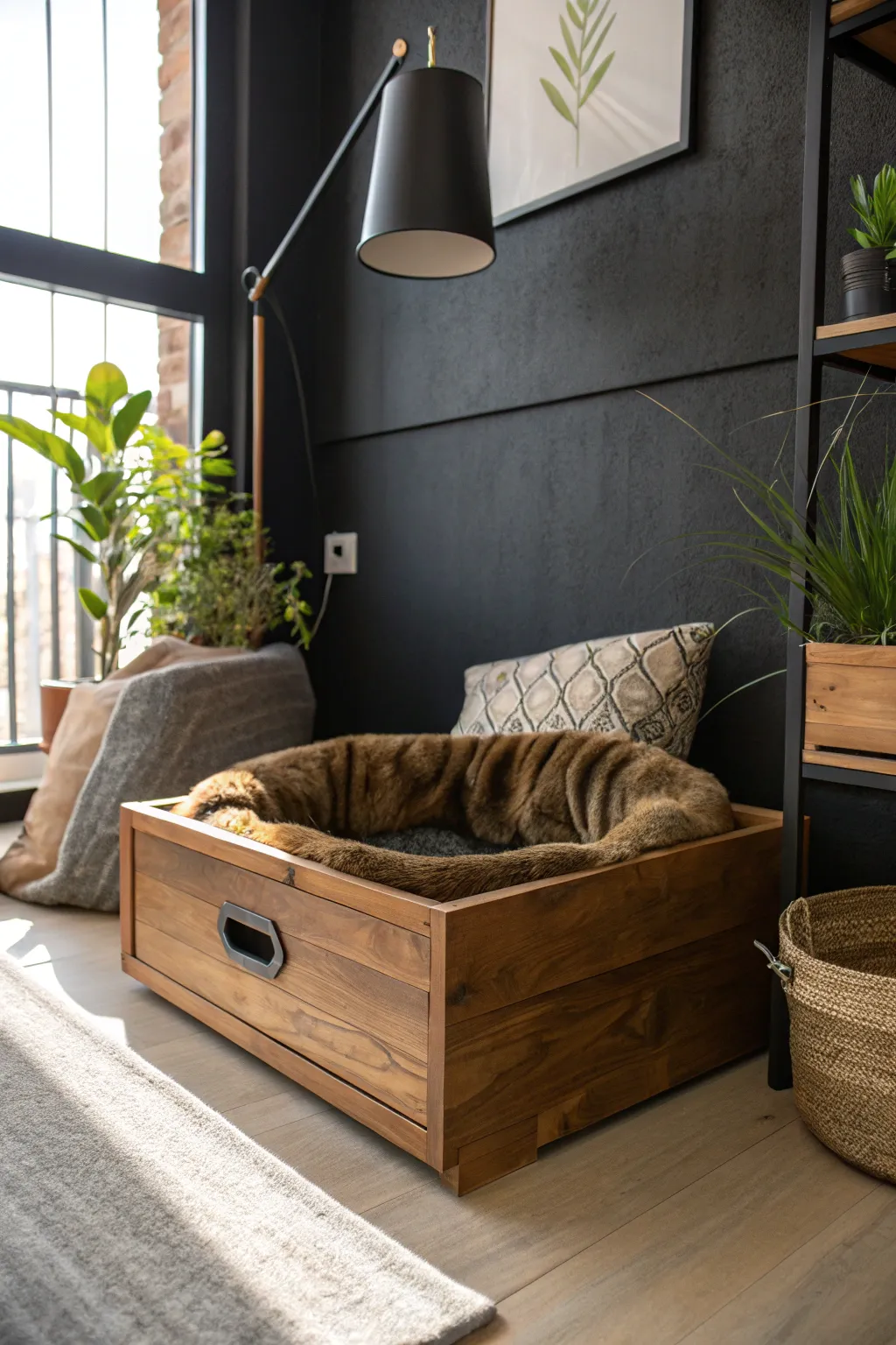 Transform your space into a stylish pet nook that's as cozy as it is chic.