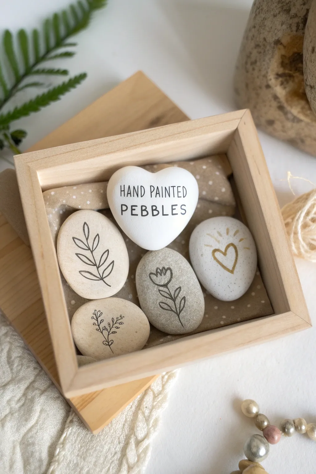 Capture the essence of love and gratitude with handcrafted pebble art this Mother's Day.