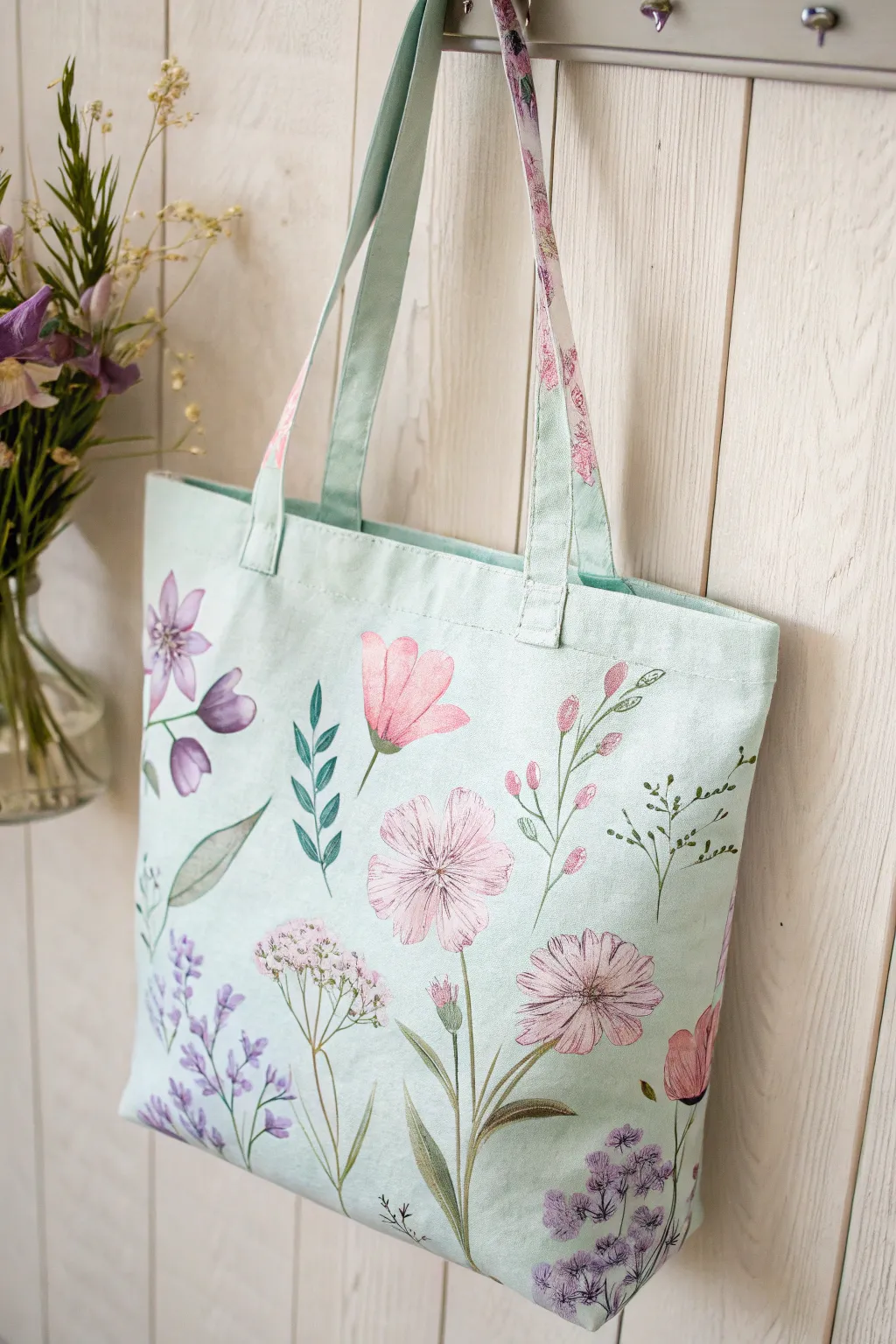 Add a personal touch to Mother's Day with a custom-painted tote bag that's as unique as she is.