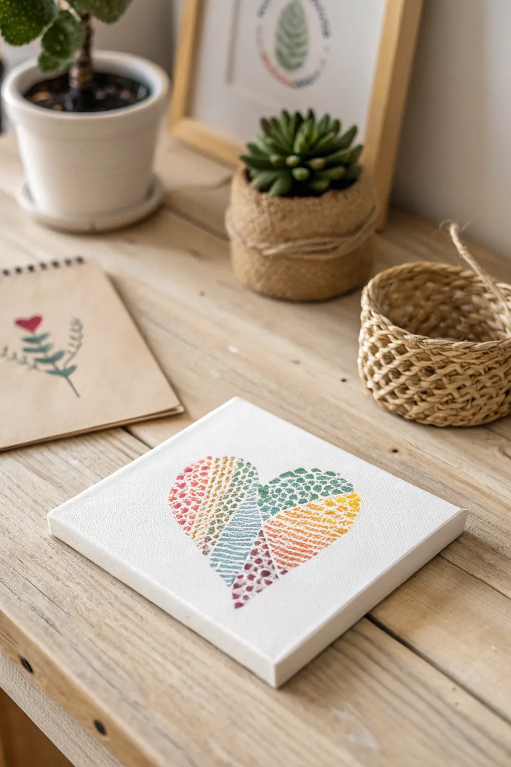 Cherish the little moments: Heartfelt fingerprint art for Mother's Day.