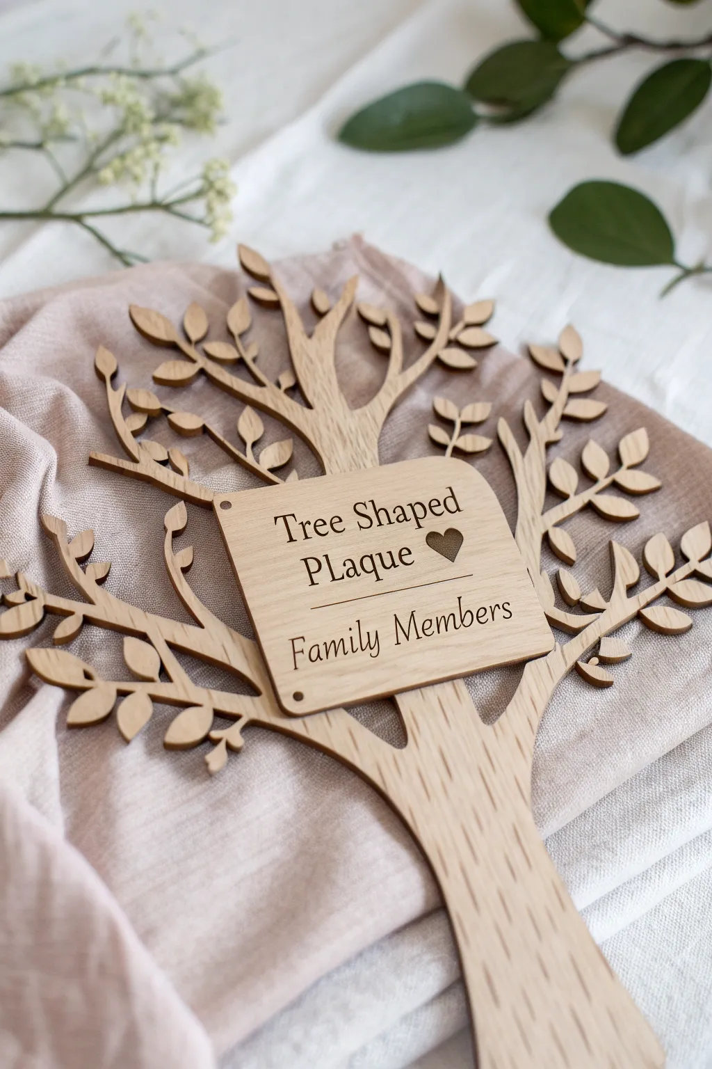 Celebrate your roots with a beautifully crafted family tree plaque.