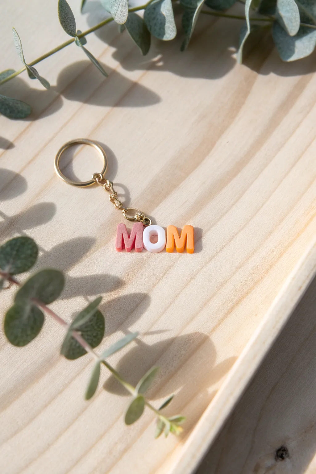 Celebrate Mother's Day with a handcrafted keychain that speaks from the heart.