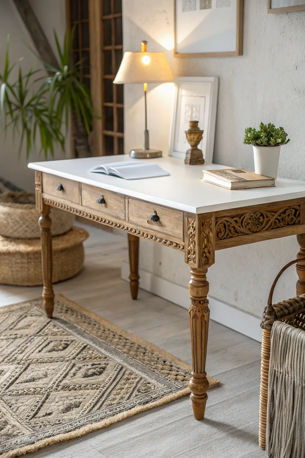 Transform your workspace with a perfect blend of modern and vintage charm!