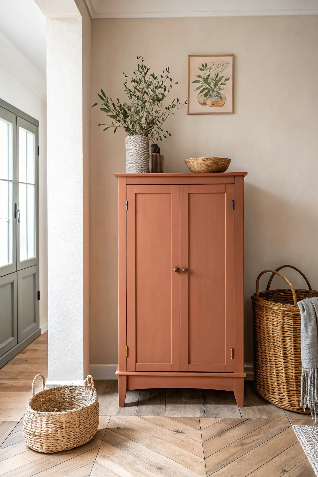 Embrace warmth and simplicity with terracotta tones.