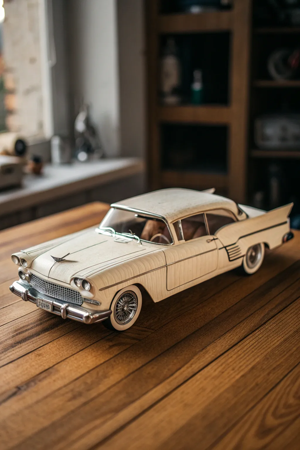 Timeless nostalgia: Crafting memories with vintage paper cars.