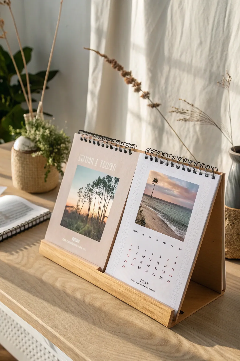 Bring joy each month with a custom calendar that marries simplicity and personal touch.