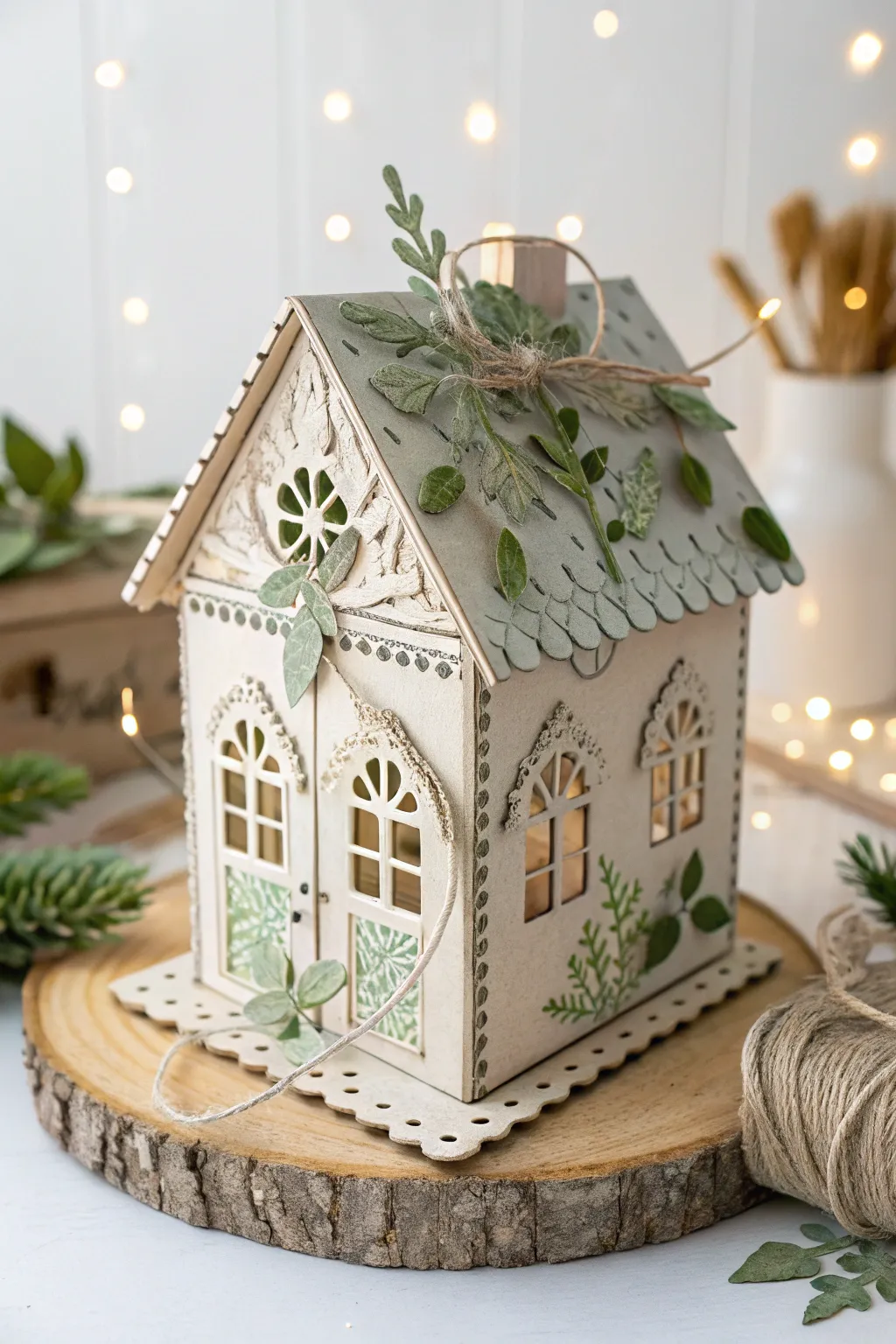 Discover the charm of sustainable living with this eco-friendly paper house masterpiece. #EcoRetreat #MinimalistBoho
