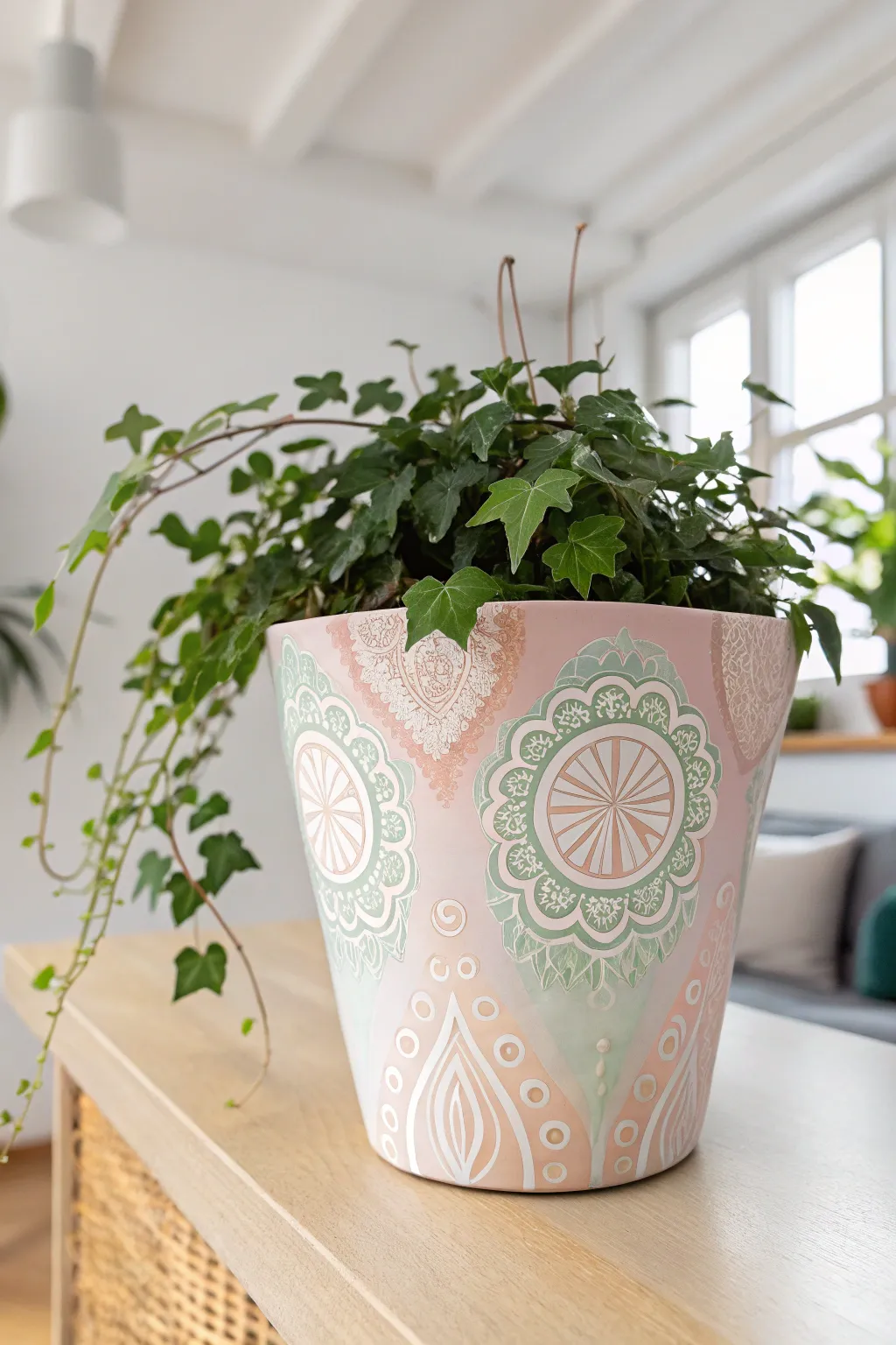 Crafted with love: A personalized plant pot that blends artistry and nature for a perfect Parent's Day gift.