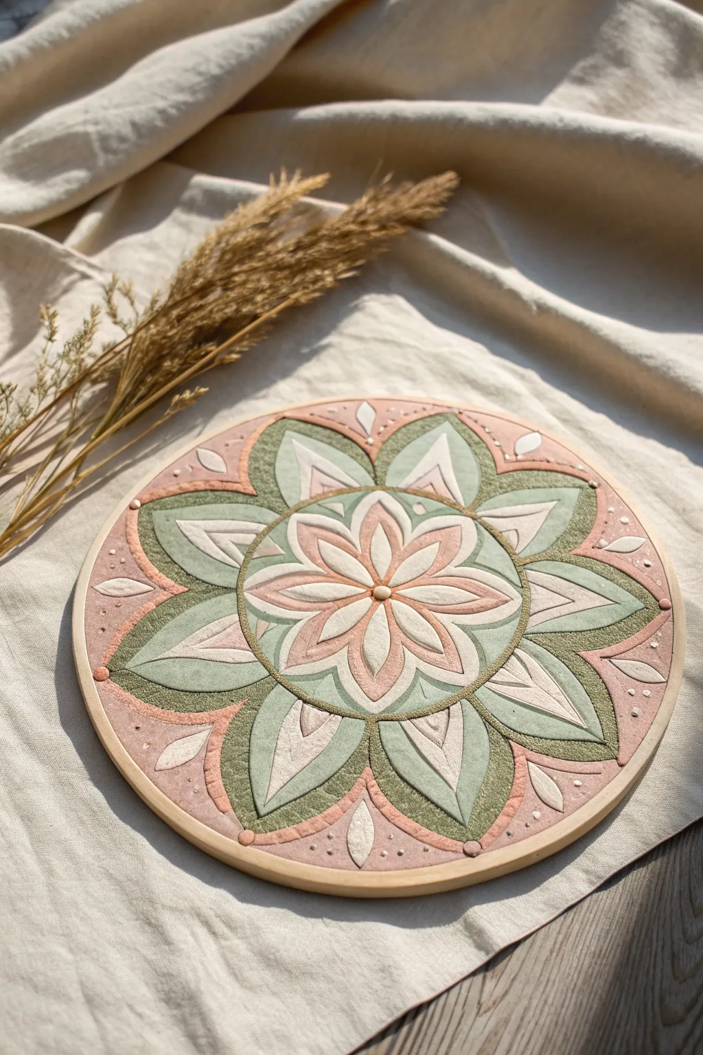 Embrace the freedom of creativity with an abstract mandala masterpiece.
