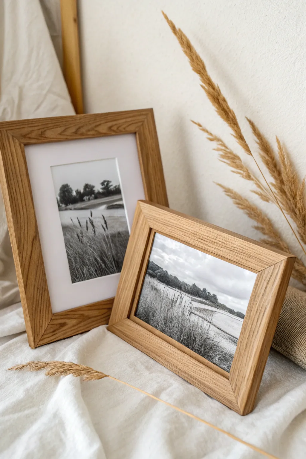 Elevate your gallery wall with the art of layering: a frame within a frame for timeless elegance.