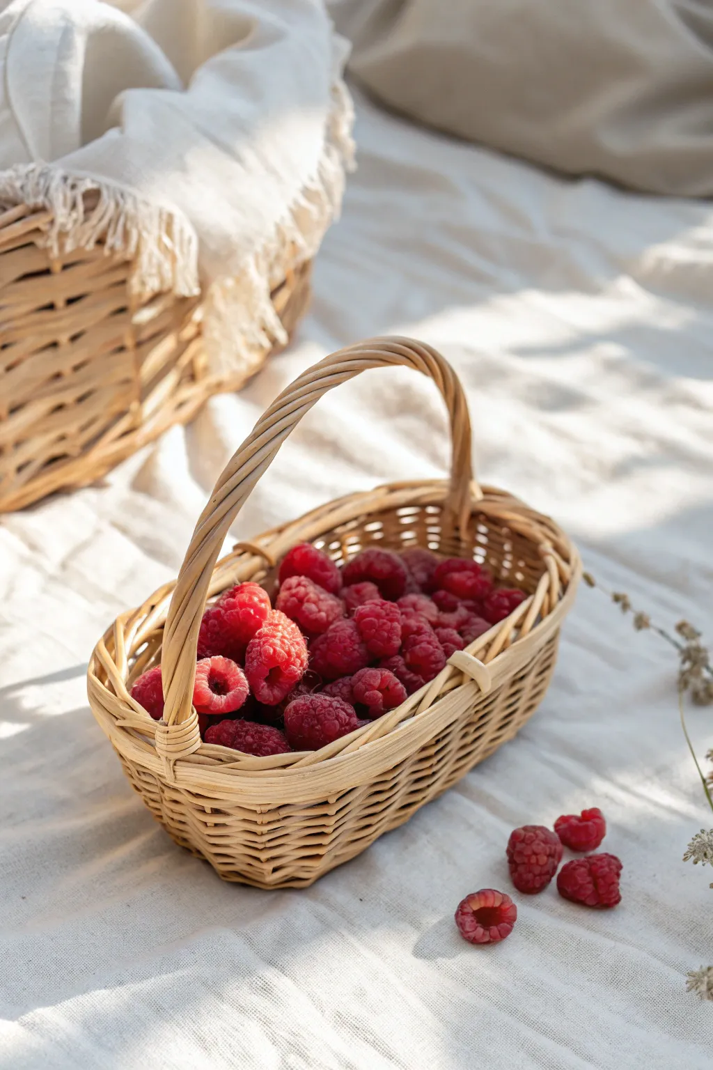 Add a pop of color and crunch with these delightful freeze-dried raspberries. 🍓✨ #BerryDelight #ScandiBoho