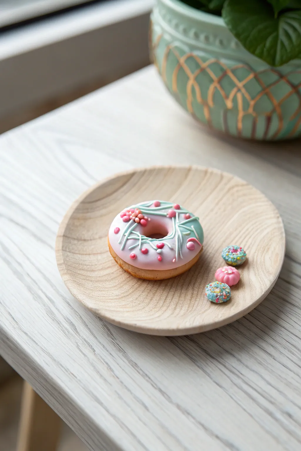 Add a pinch of whimsy to your kitchen with this charming polymer clay magnet!
