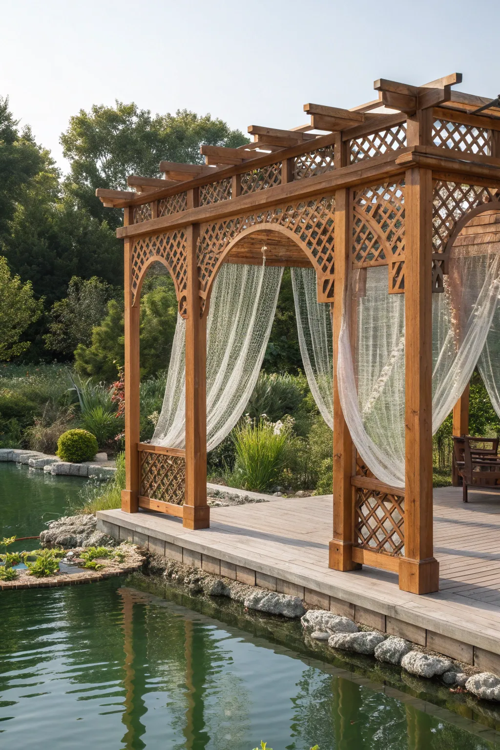 Transform your garden with a decorative pergola—where style meets function.