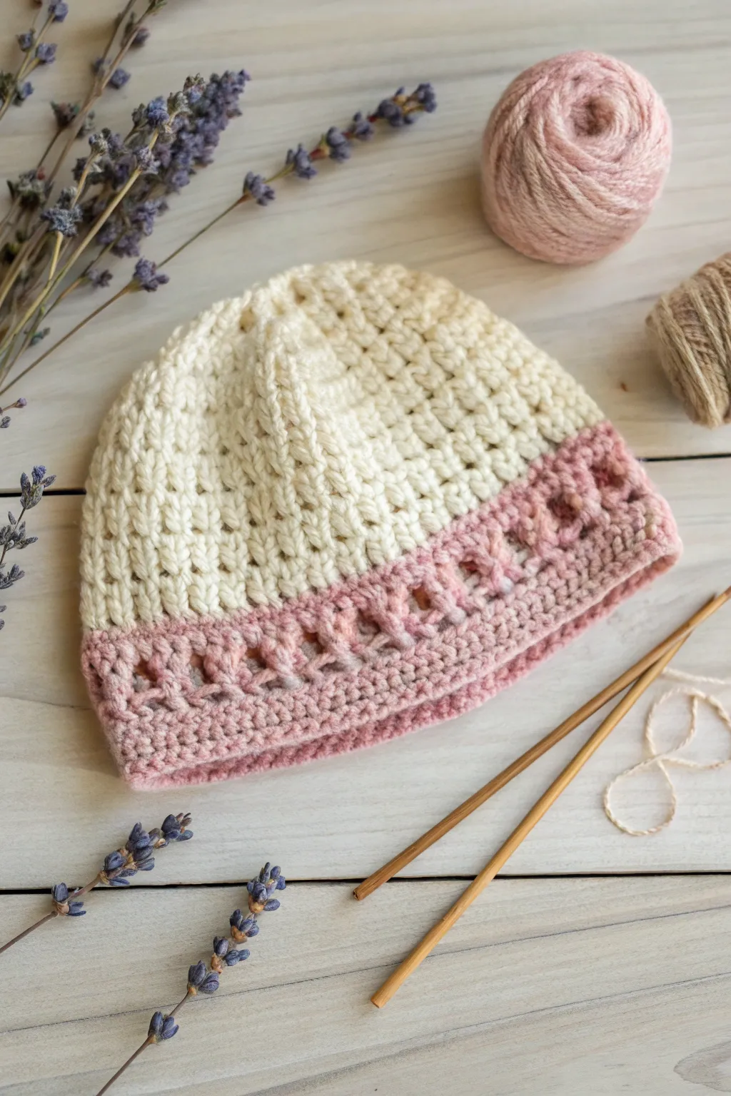 Craft your cozy elegance: A simple crochet beanie to warm your winter days.