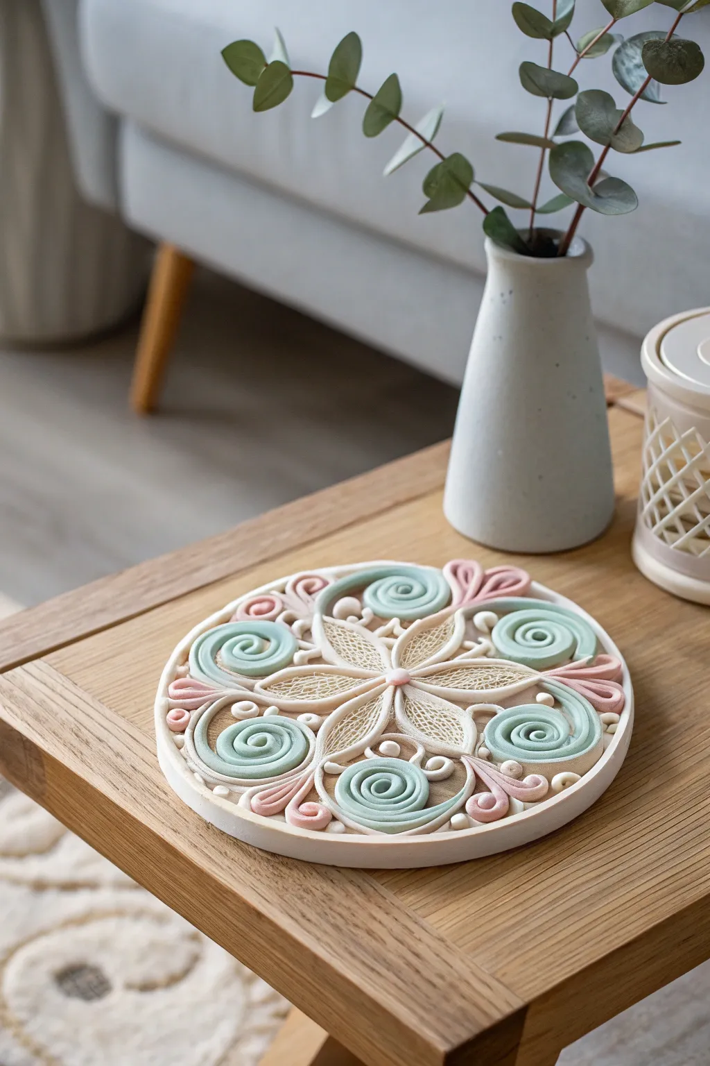 Elevate your coffee table with these charming quilled coasters—where elegance meets functionality!