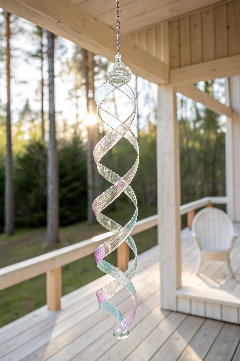 Whimsical beauty meets sustainability: Transform plastic bottles into enchanting garden spirals.