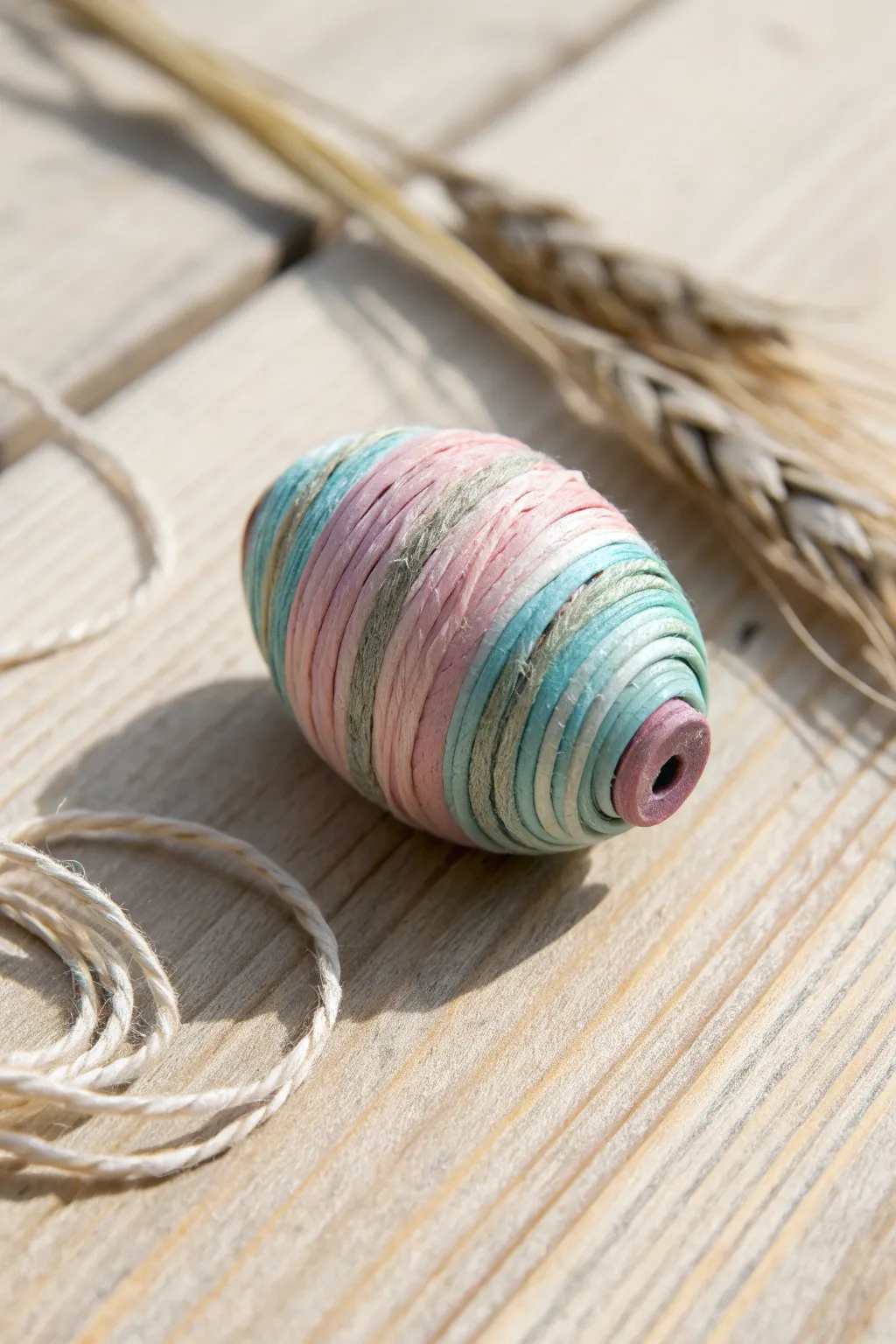 Crafting beauty from recycled paper, one bead at a time. 🌿✨ #HandmadeJewelry #SustainableArt