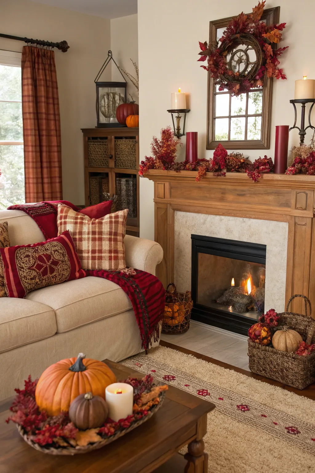 Seasonal updates keep your living room fresh and inviting.