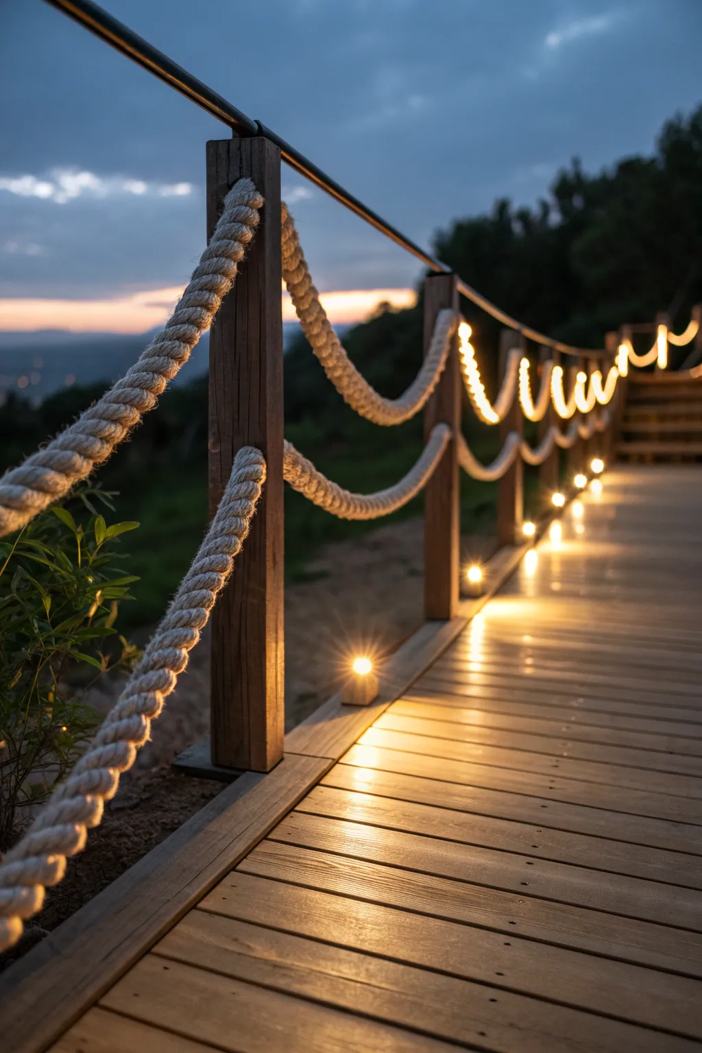 Illuminate your evenings with the perfect blend of rustic charm and modern lighting.