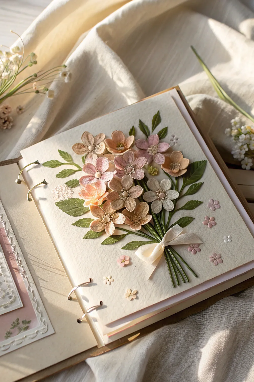 Elevate your scrapbook with enchanting pop-up features for a captivating 3D effect.