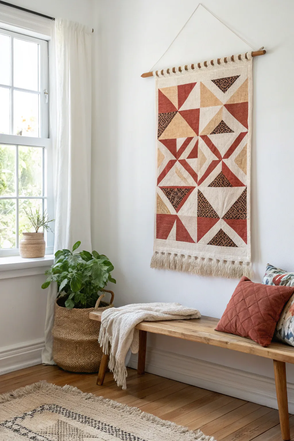 Transform your space with chic fabric wall art that blends minimalist elegance with boho charm.