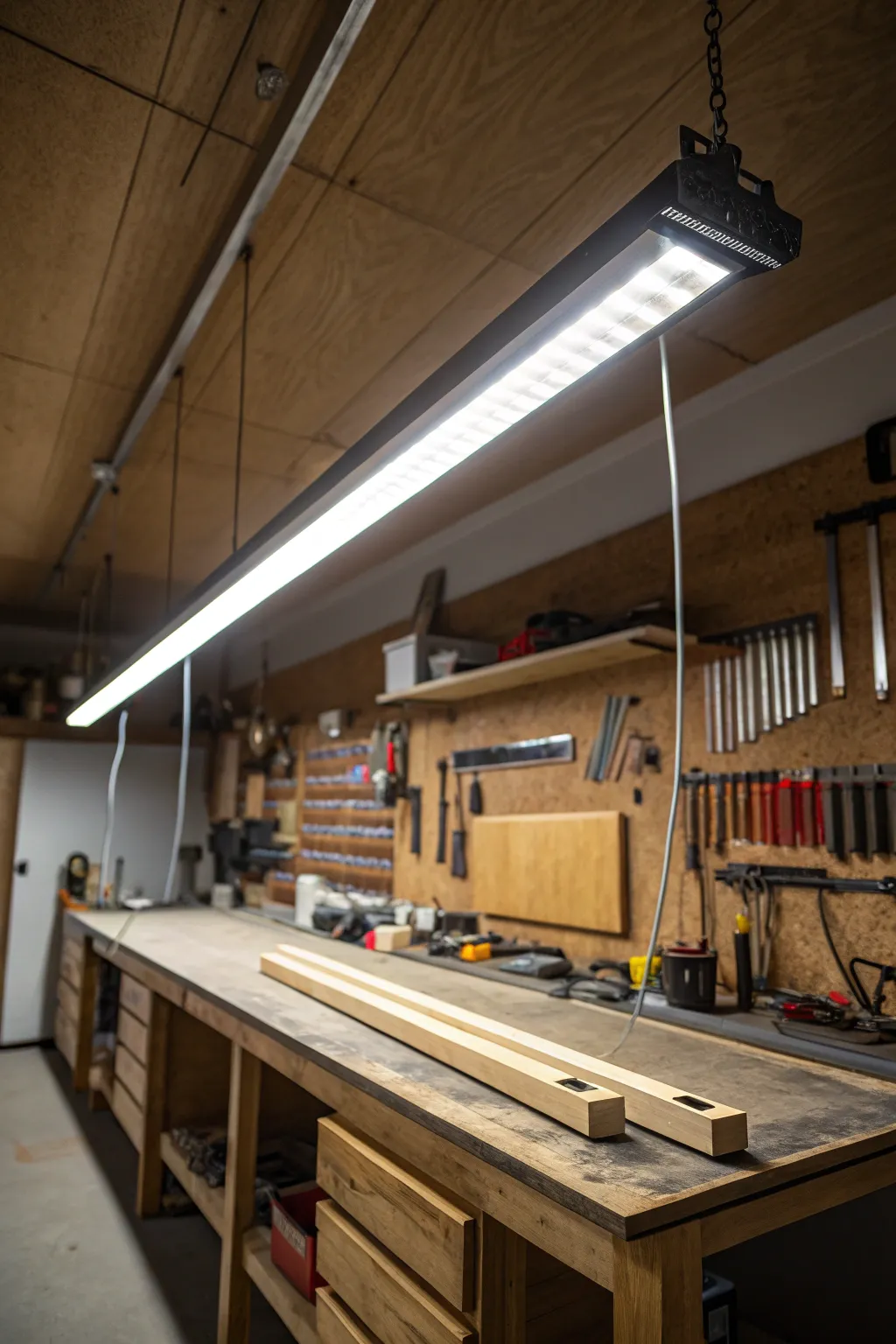 Illuminate your creativity with the perfect workshop lighting.