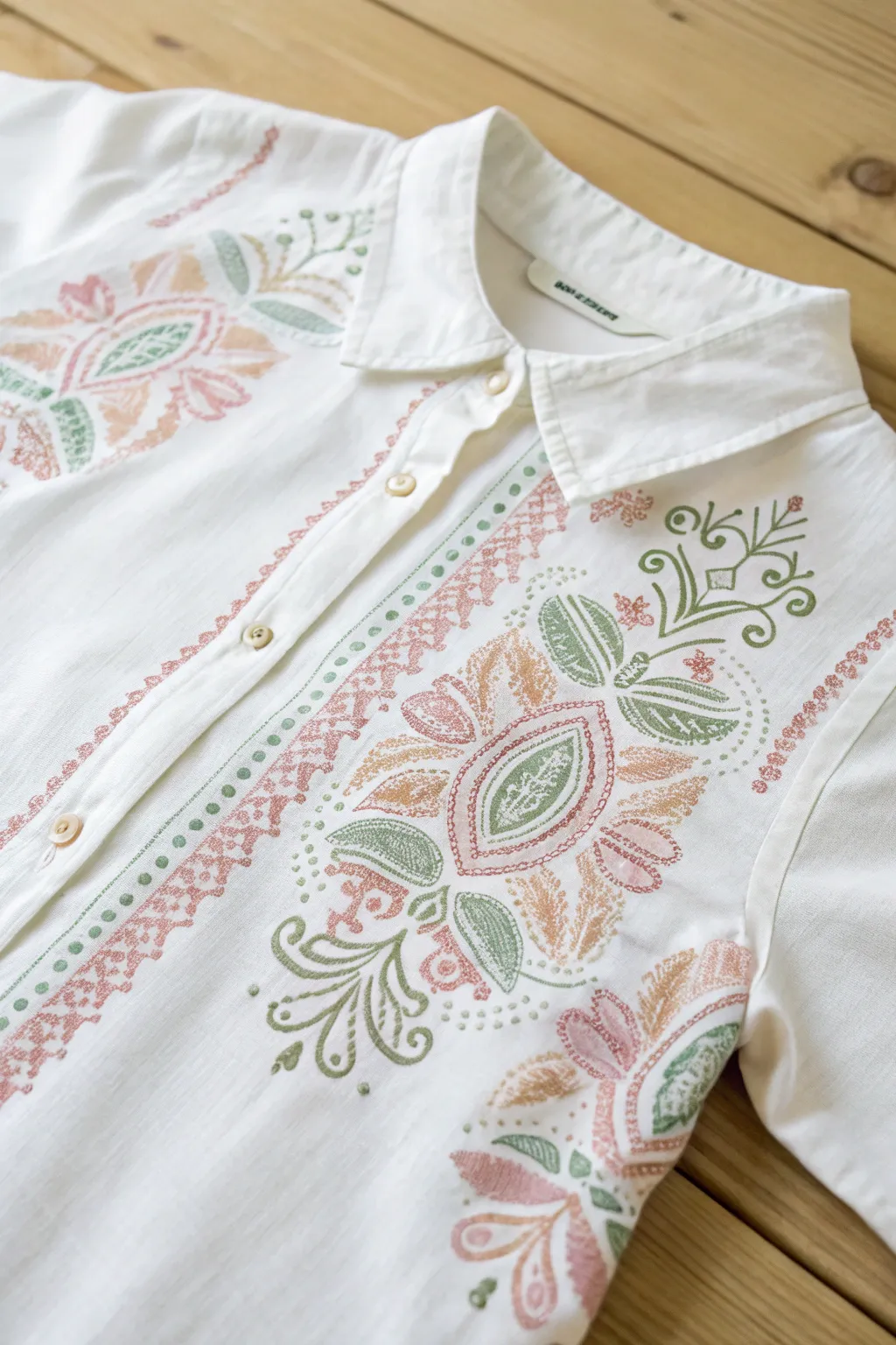 Transform your wardrobe with beautiful stenciled patterns. Elevate a simple shirt into a boutique-worthy piece with minimal effort and maximum style.