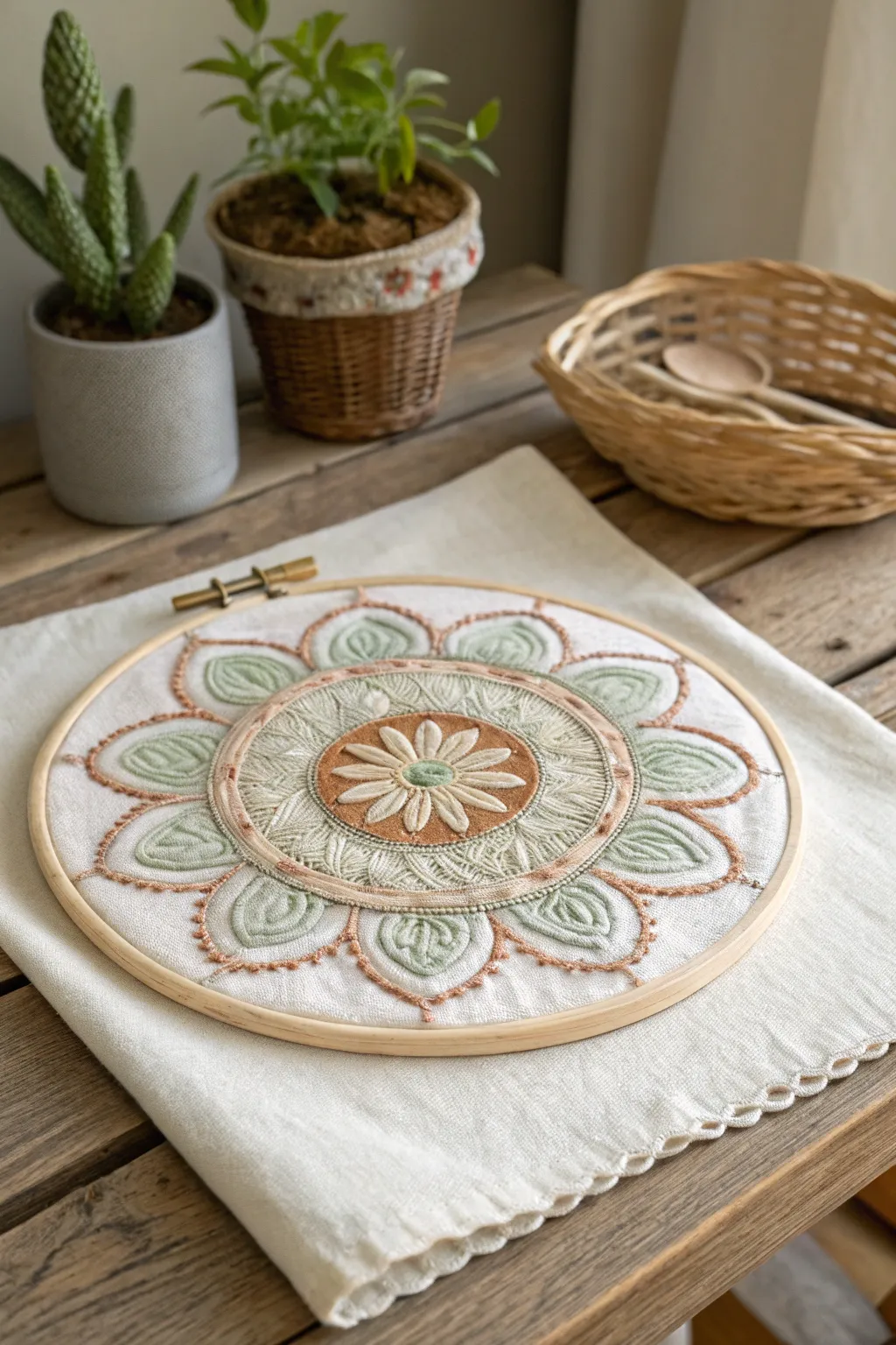 Find tranquility in every stitch with these beautifully crafted mandalas.