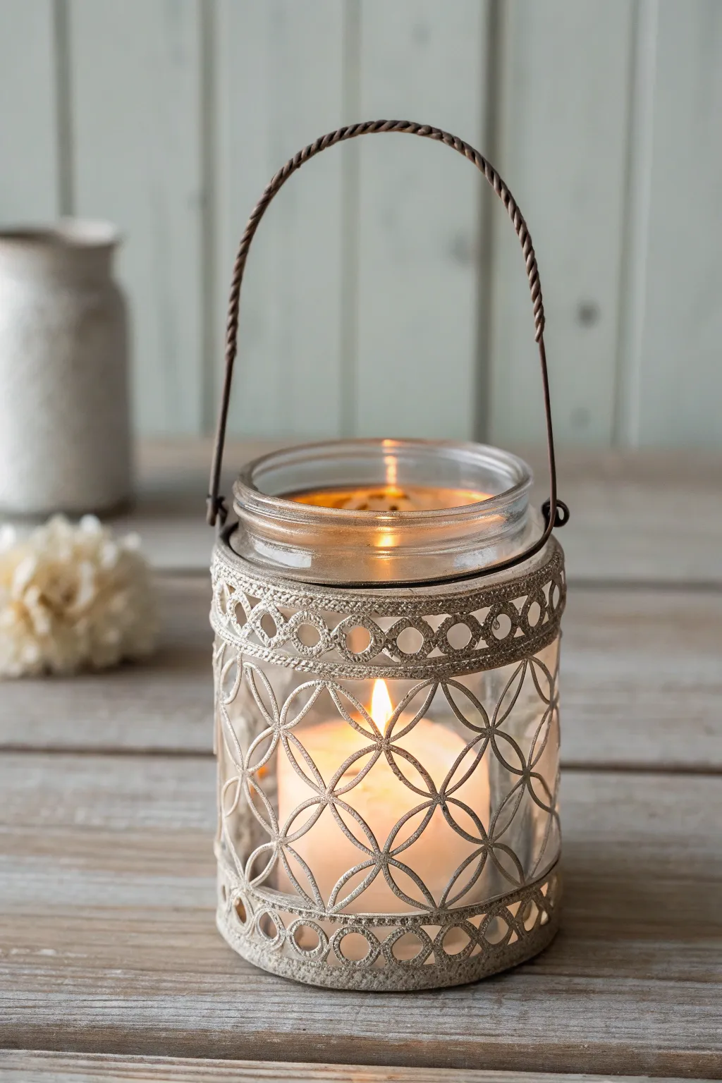 Illuminate your space with handcrafted elegance: a perfect small Valentine's gift.