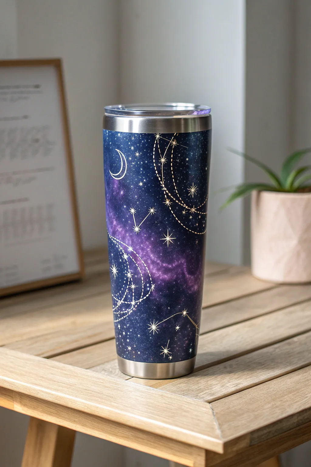Sip among the stars with this stunning celestial tumbler.